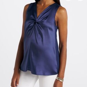 NWT Gilli Navy Blouse Medium